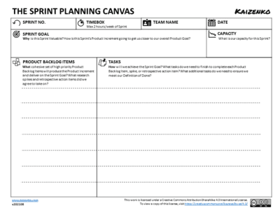 Sprint Planning Canvas Download