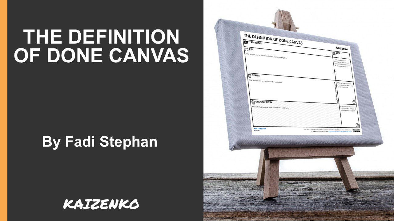 Read more about the article Definition of Done Canvas